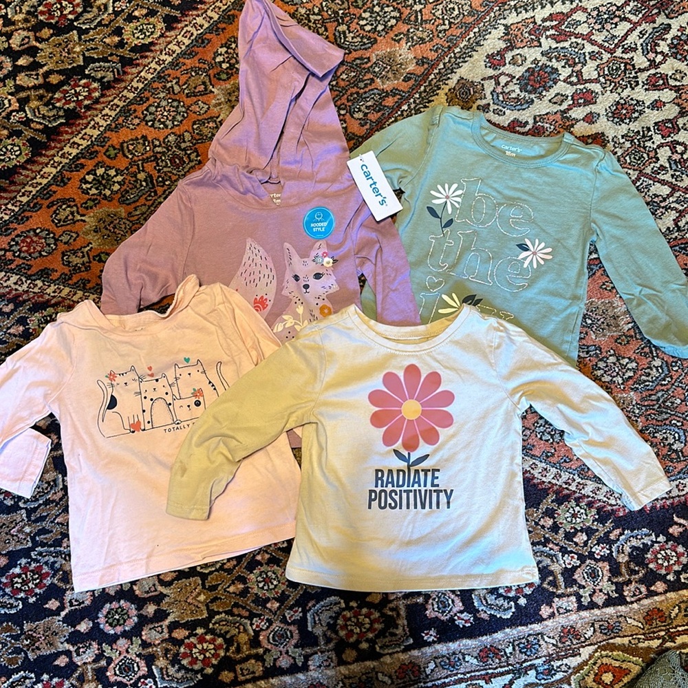 Long sleeve 18 month shirts